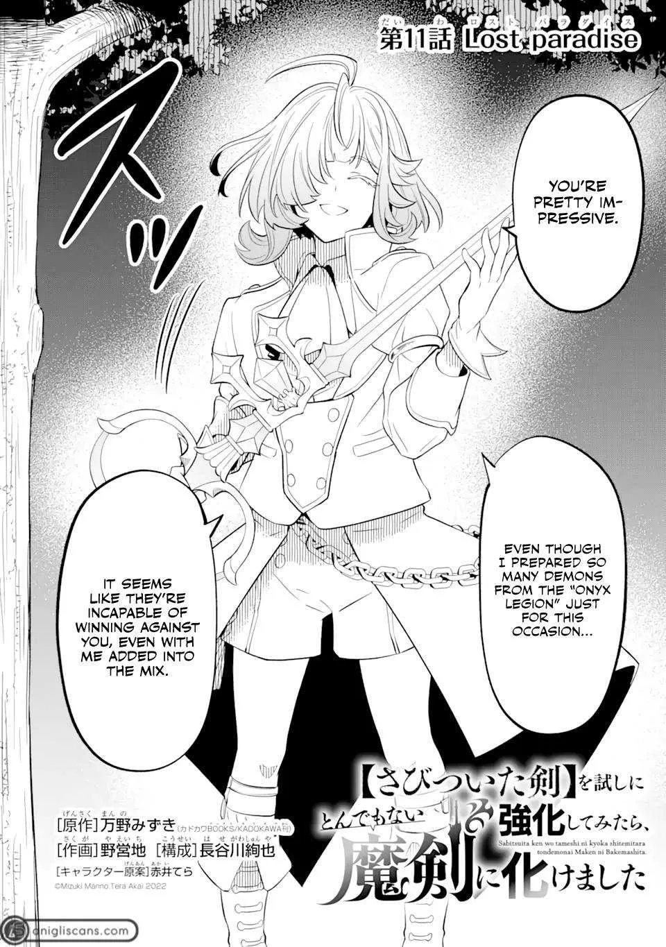 "Sabitsuita Ken" wo Tameshi ni Kyoukashite Mitara, Tondemonai Maken ni Bakemashita Chapter 11 page 3 - MangaKakalot