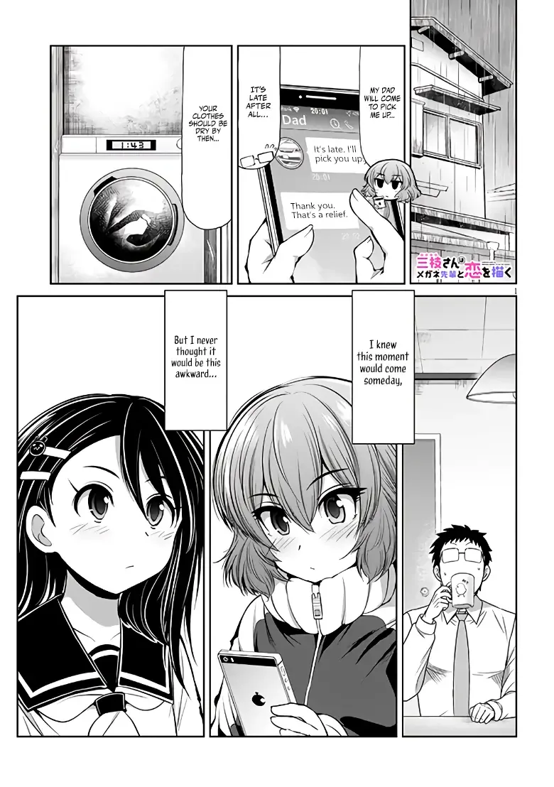 Saegusa-san wa Megane-senpai to Koi o Egaku Chapter 5 page 1 - MangaNelo