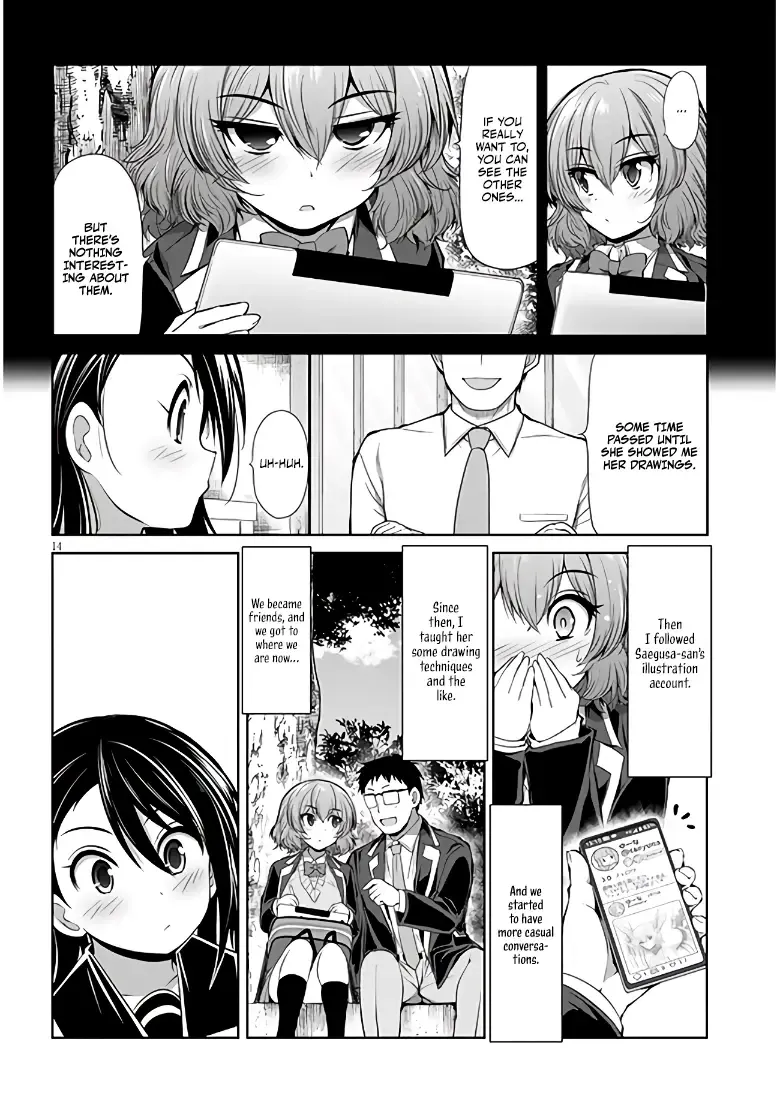 Saegusa-san wa Megane-senpai to Koi o Egaku Chapter 5 page 14 - MangaNelo