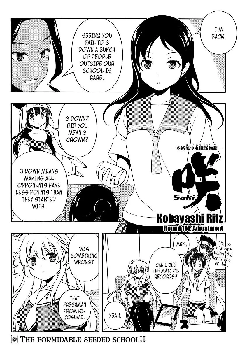 Saki Chapter 114 page 2 - MangaNato