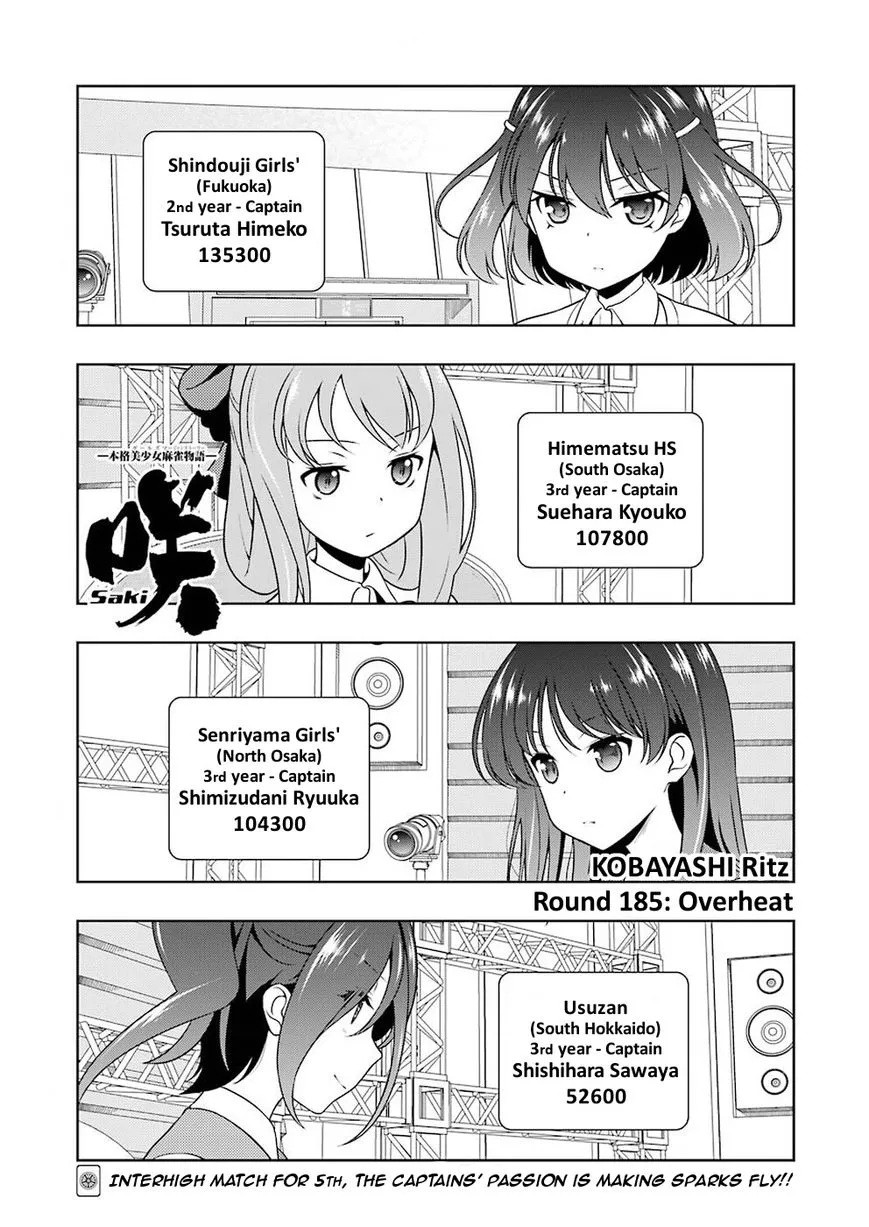 Saki Chapter 185 page 1 - MangaNato