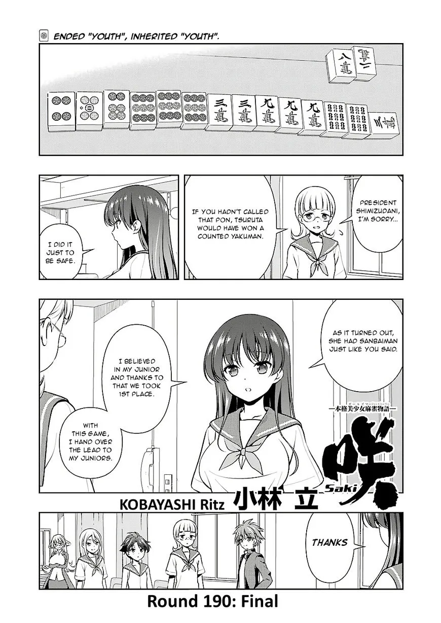 Saki Chapter 190 page 1 - MangaNato