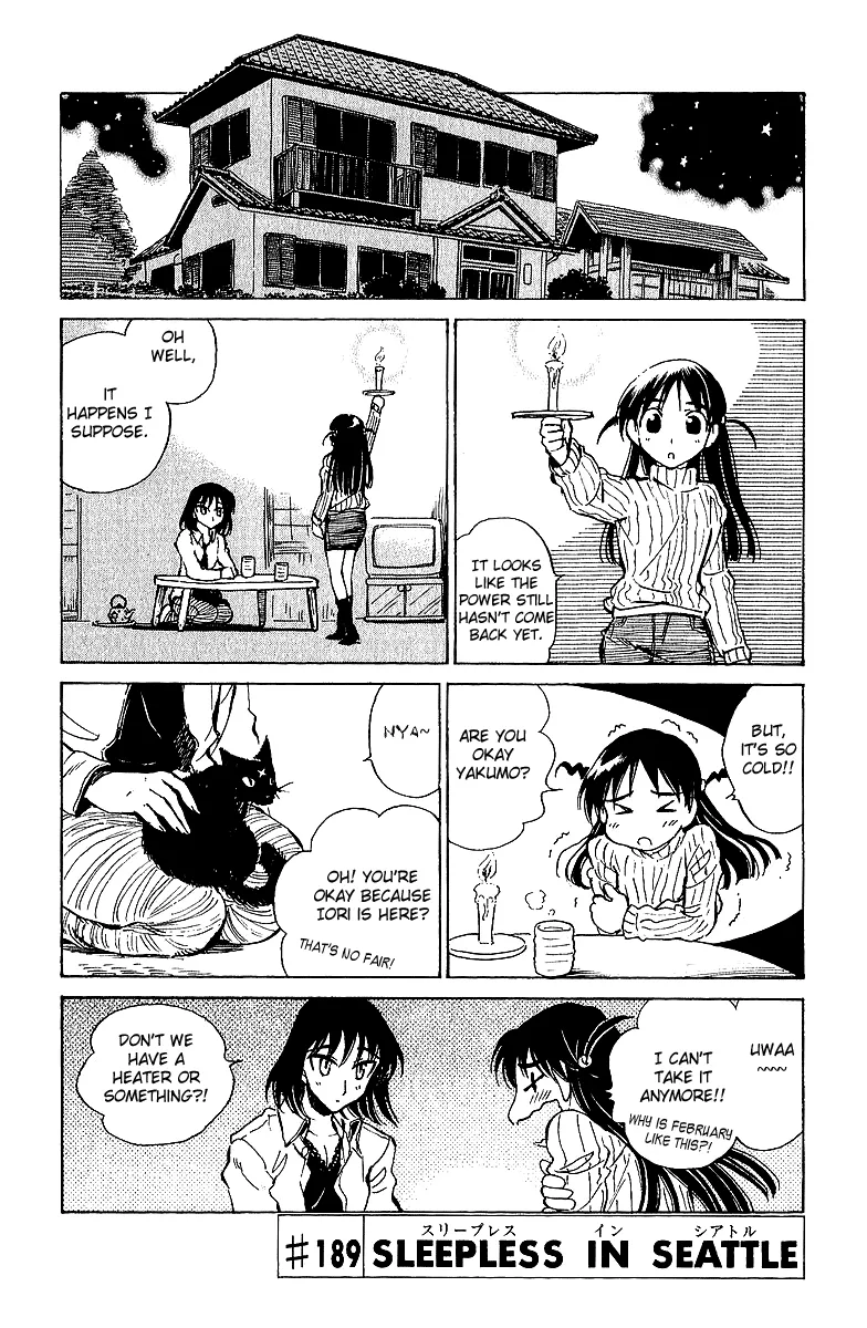 School Rumble Chapter 189 page 1 - MangaNato