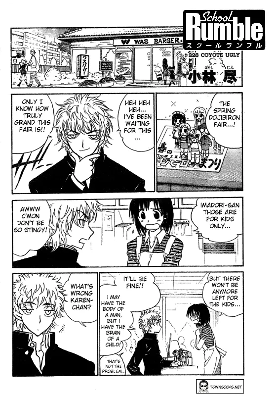 School Rumble Chapter 228.2 page 1 - MangaNato