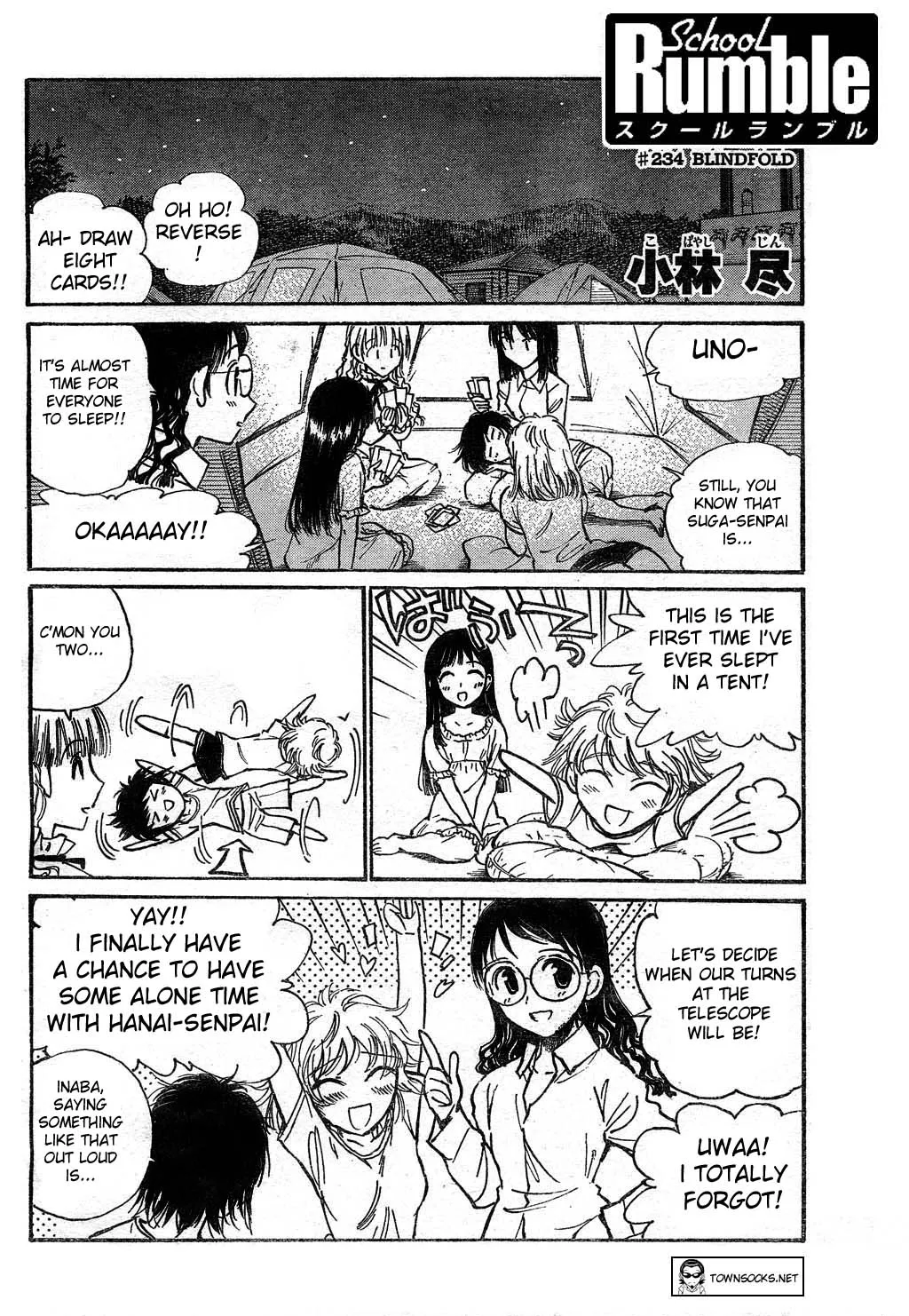 School Rumble Chapter 234 page 1 - MangaNato