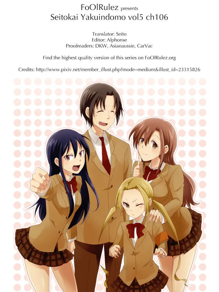 Seitokai Yakuindomo Chapter 106 page 6 - MangaKakalot