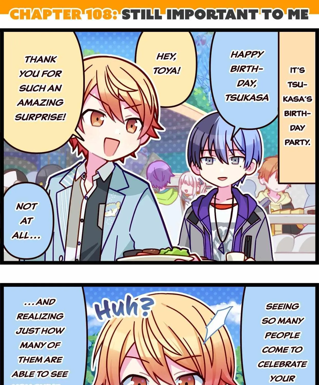 Sekai no 4koma Chapter 108 page 1 - MangaNato