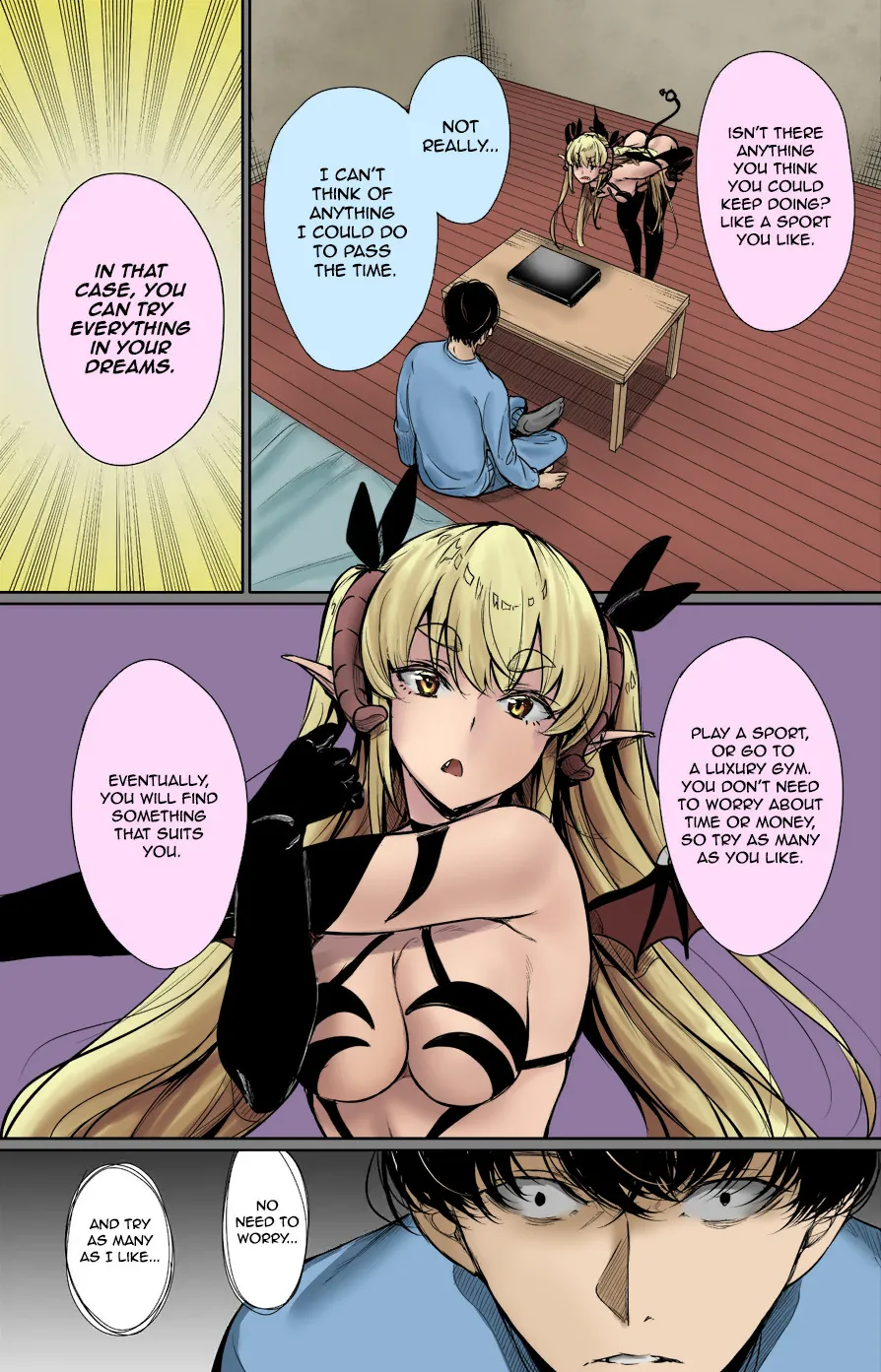 Shachiku Succubus No Hanashi (Fan Colored) Chapter 9 page 4 - MangaNato