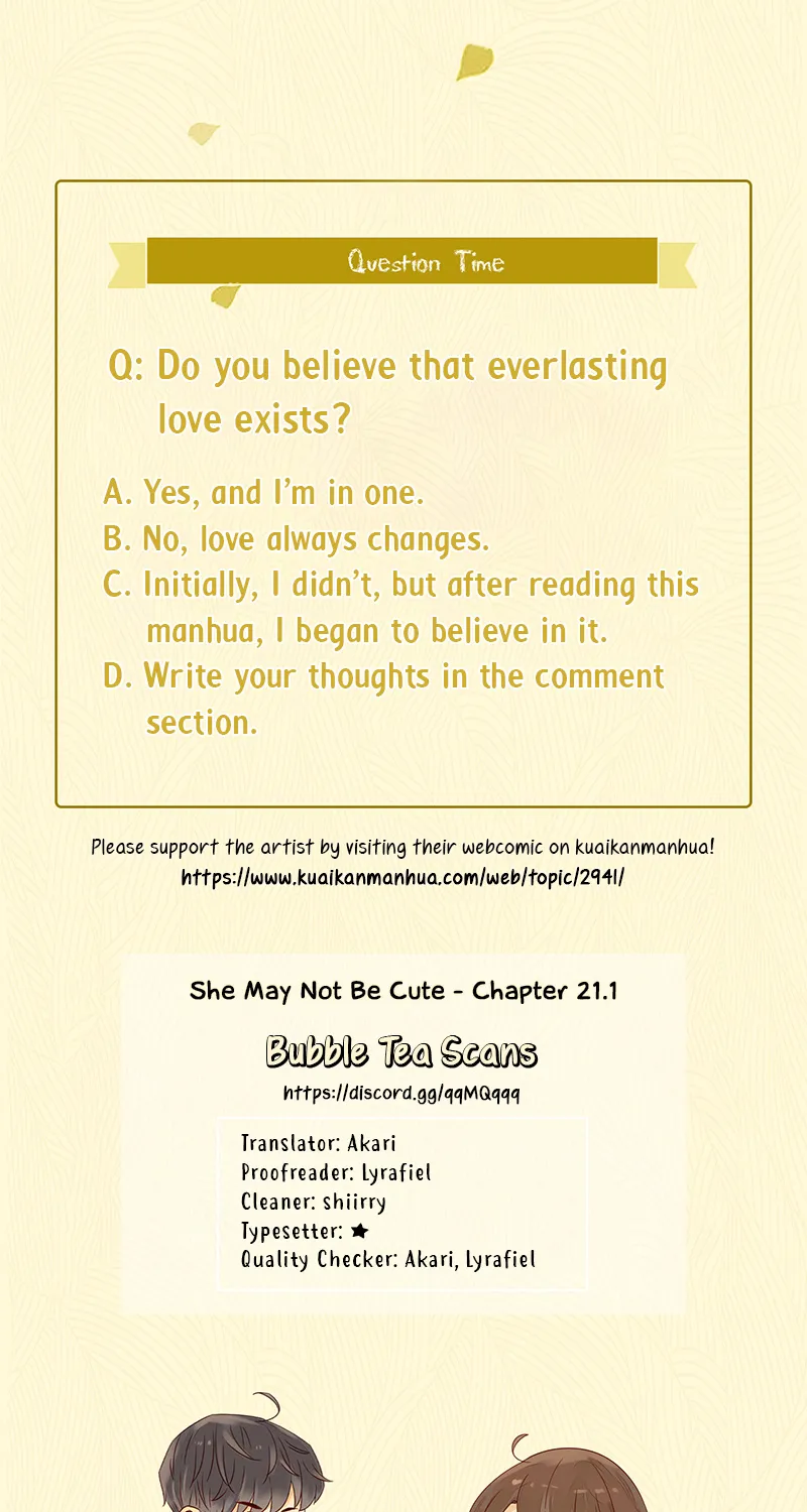 She May Not Be Cute Chapter 21.1 page 53 - MangaKakalot