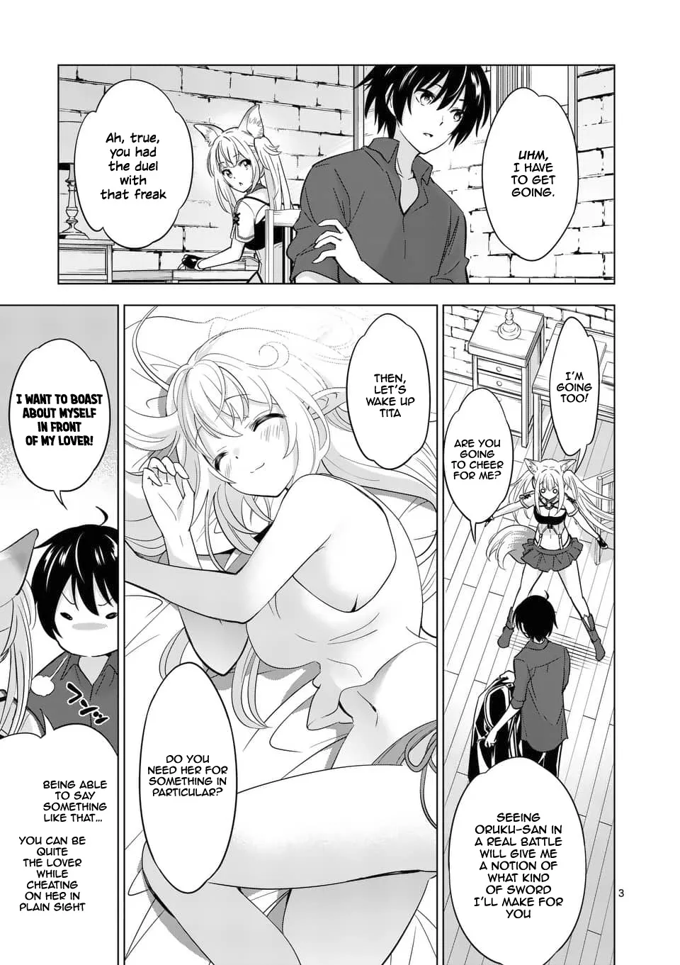 Shijou Saikyou Orc-San No Tanoshii Tanetsuke Harem Zukuri - Page 3