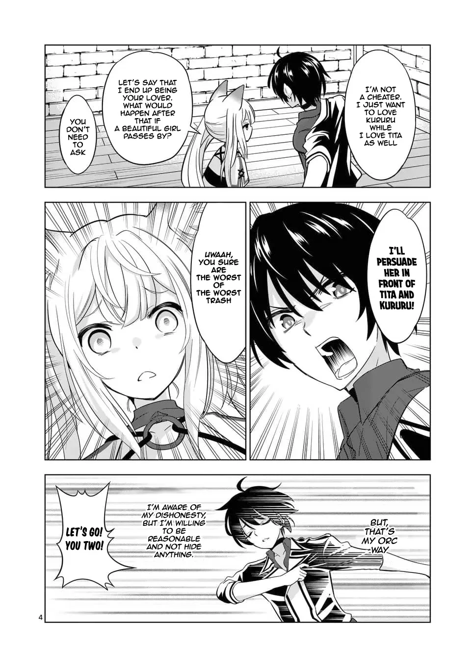 Shijou Saikyou Orc-San No Tanoshii Tanetsuke Harem Zukuri - Page 4