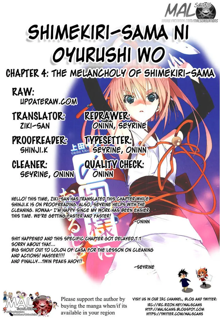 Shimekirisama ni Oyurushi o Chapter 4 page 1 - MangaKakalot