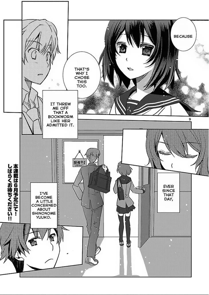 Shinonome Yuuko wa Tanpen Shousetsu o Aishite Iru Chapter 0 page 10 - MangaKakalot