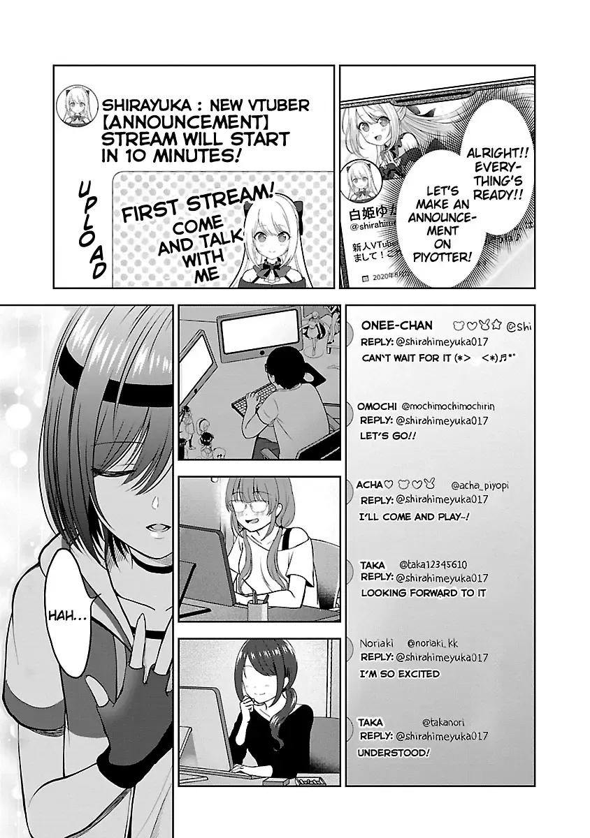 Shitsurenshita node Vtuber Hajimetara Toshiue no Onee-san ni Motemashita Chapter 4 page 27 - MangaKakalot