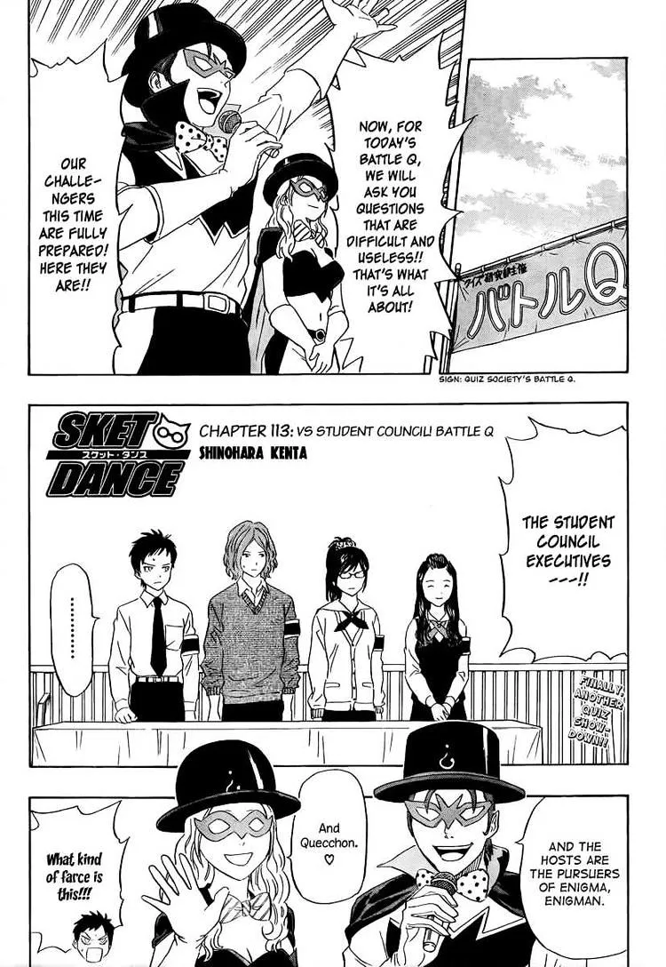 Sket Dance Chapter 113 page 1 - MangaNato