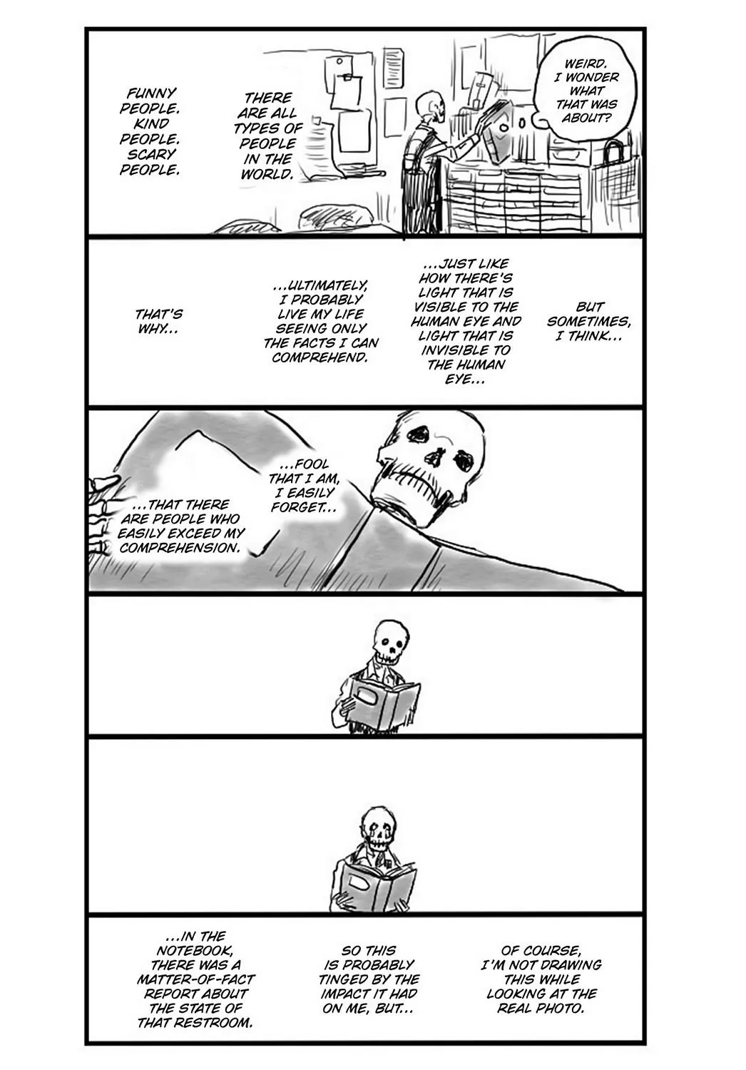 Skull-face Bookseller Honda-san Chapter 24.5 page 47 - MangaKakalot