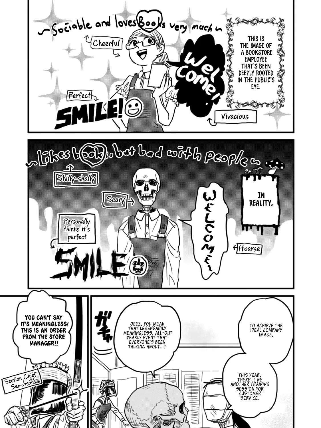 Skull-face Bookseller Honda-san Chapter 6 page 1 - MangaKakalot