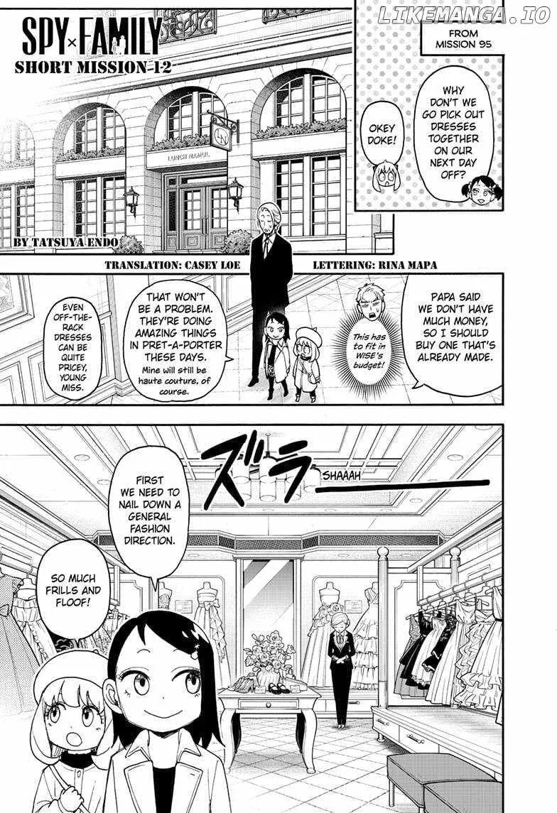 Spy X Family Chapter 96.5 page 1 - MangaNelo