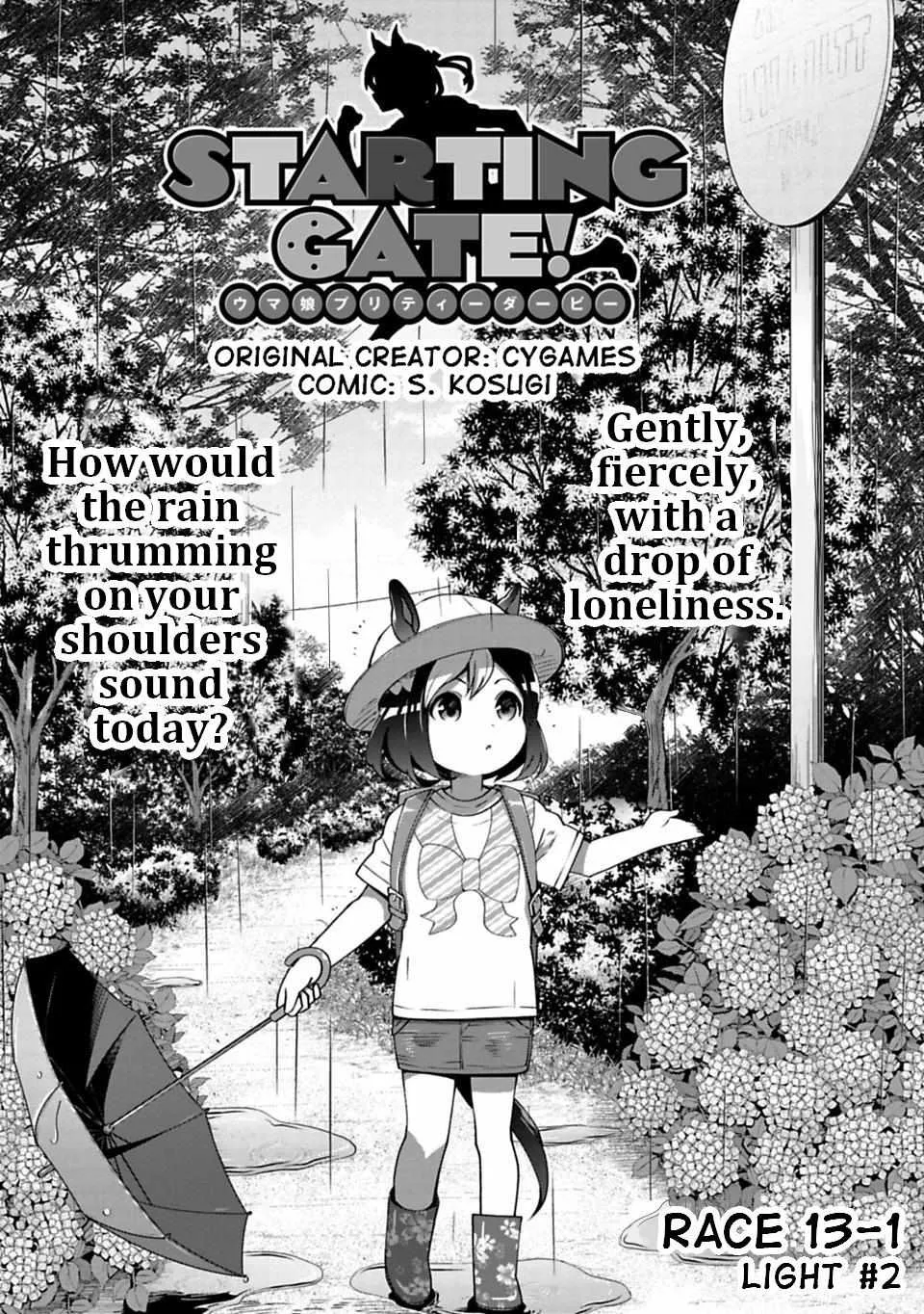 Starting Gate -Horsegirl Pretty Derby- Chapter 13.1 page 2 - MangaKakalot