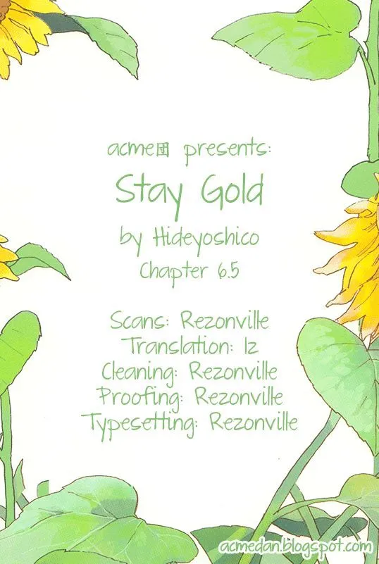 Stay Gold (Hideyoshico) Chapter 6.6 page 1 - MangaNato