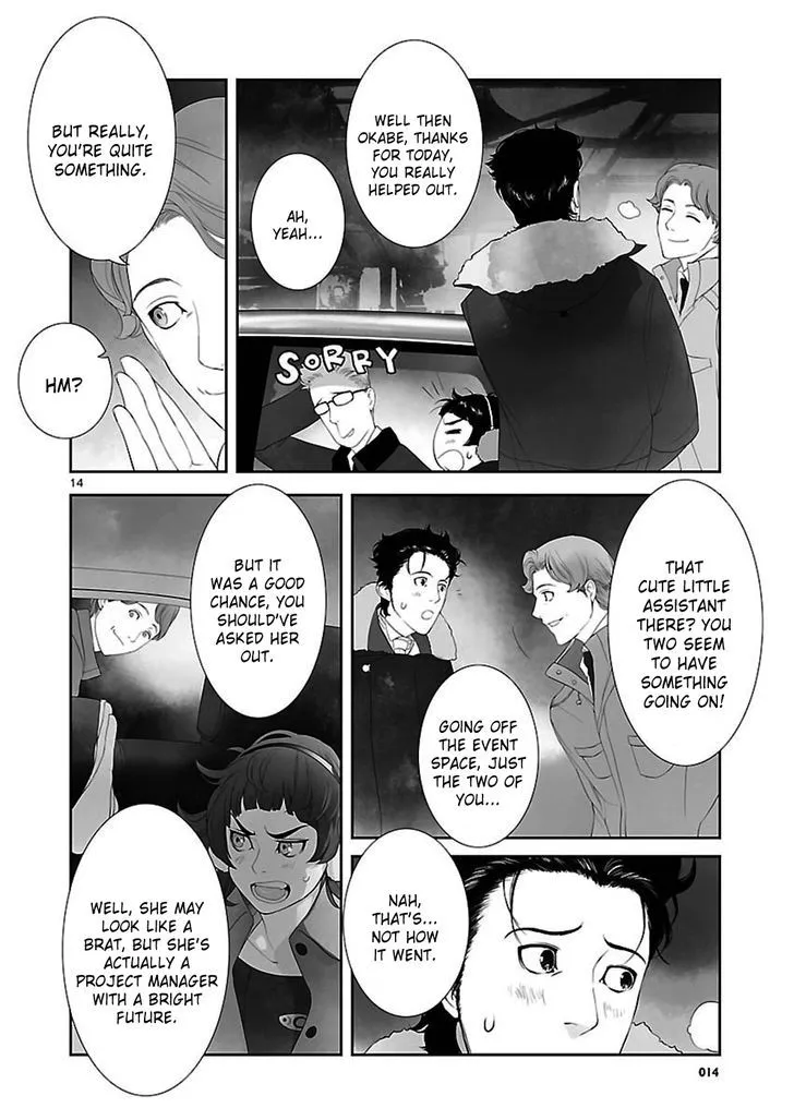 Steins;Gate - Heiji Kyokusen no Epigraph Chapter 6 page 14 - MangaKakalot