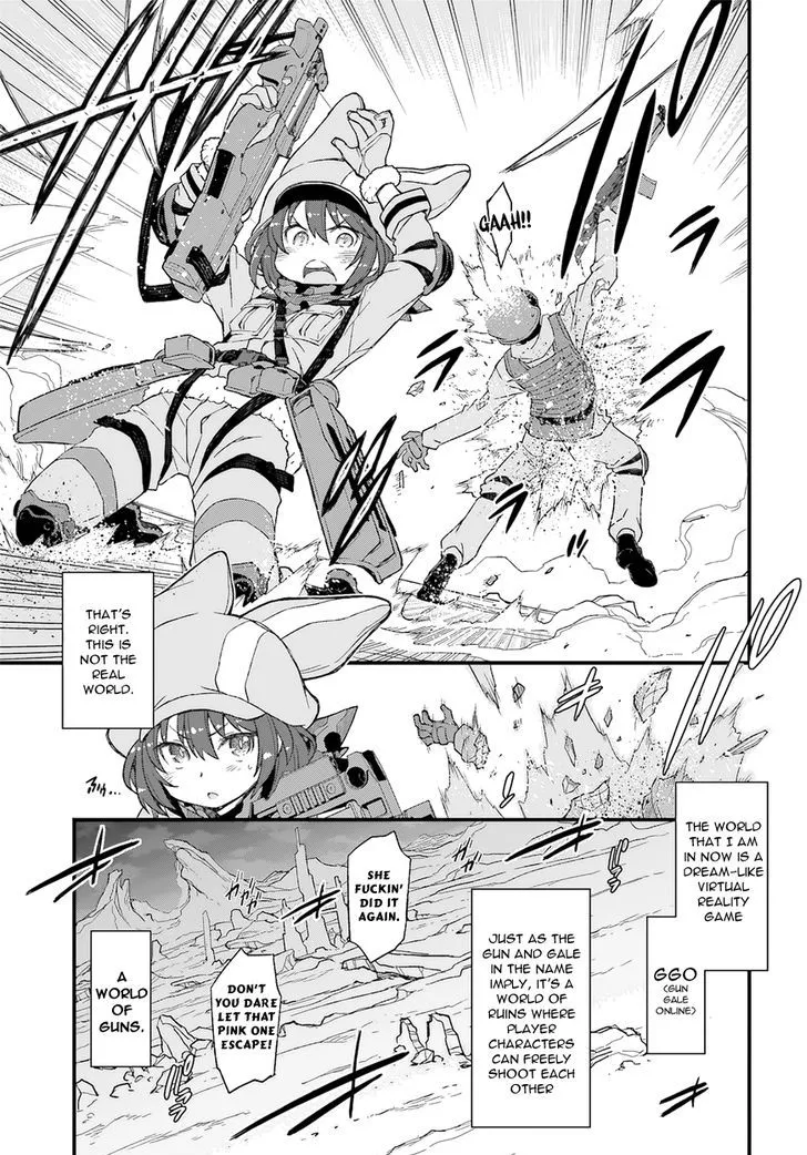 Sword Art Online Alternative - Gun Gale Online Chapter 1 page 7 - MangaNato