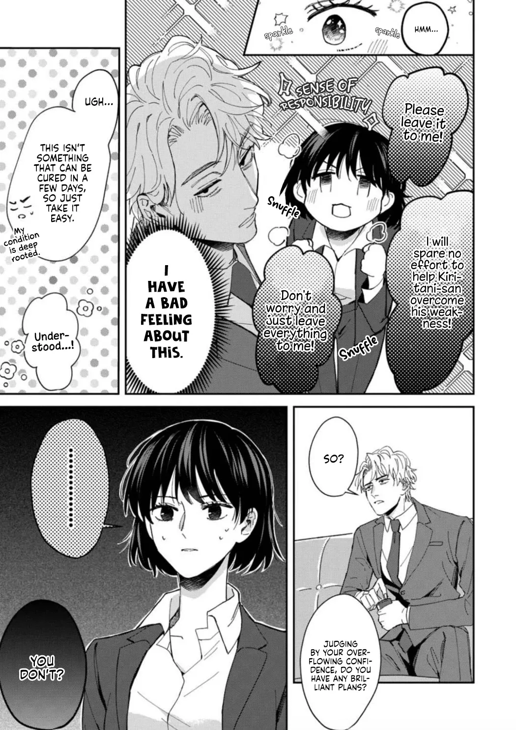 Tada no Renai Nanka de Kikkonai -Kojirase Joushi to Fechina Buka- Chapter 3 page 8 - MangaKakalot