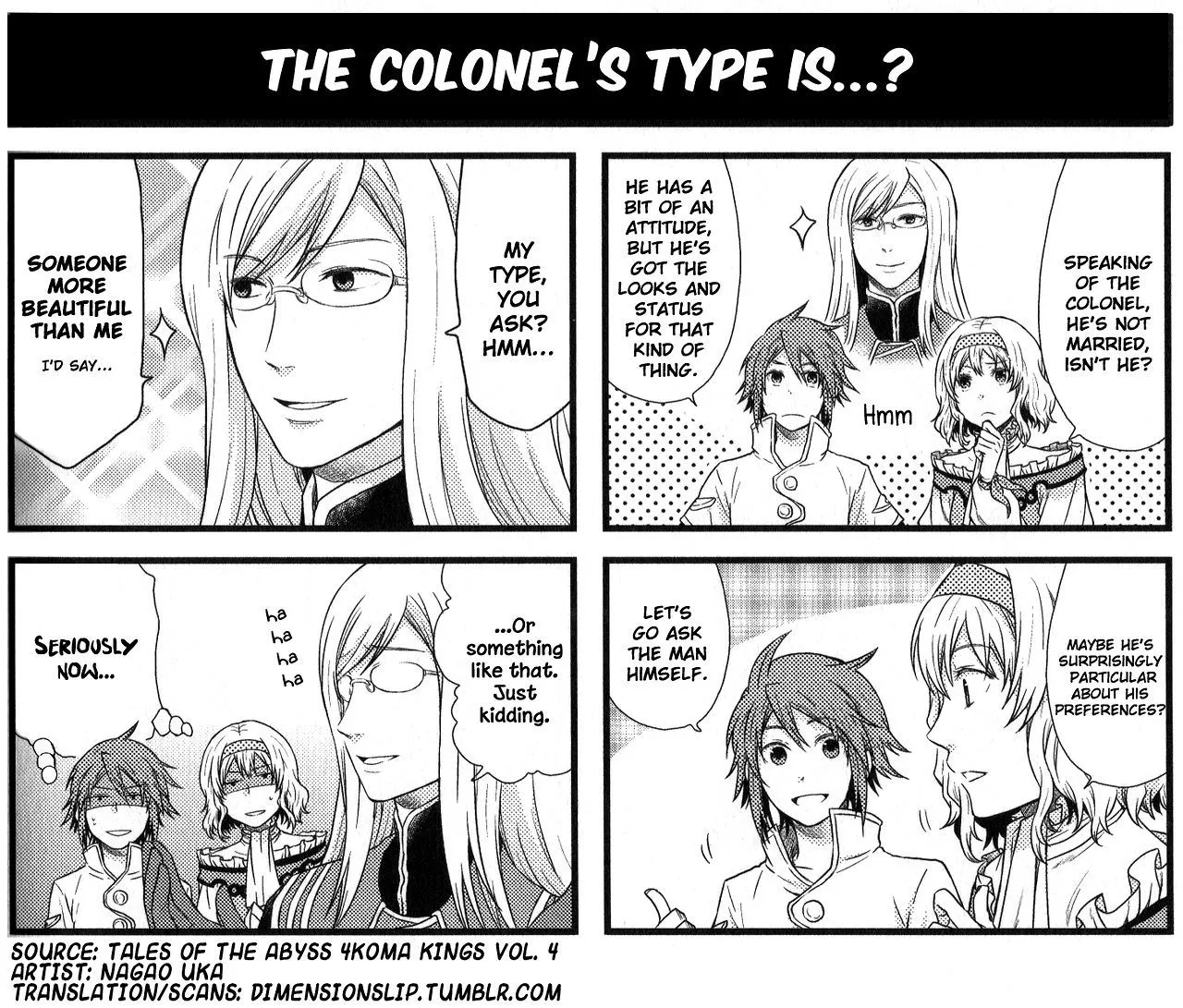 Tales of the Abyss 4koma Kings Chapter 95 page 1 - MangaNato