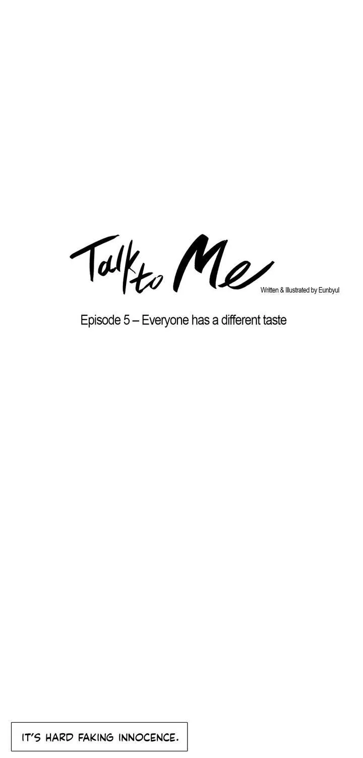 Talk To Me Chapter 6 page 5 - MangaKakalot