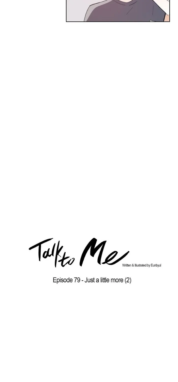 Talk To Me Chapter 79 page 8 - MangaKakalot