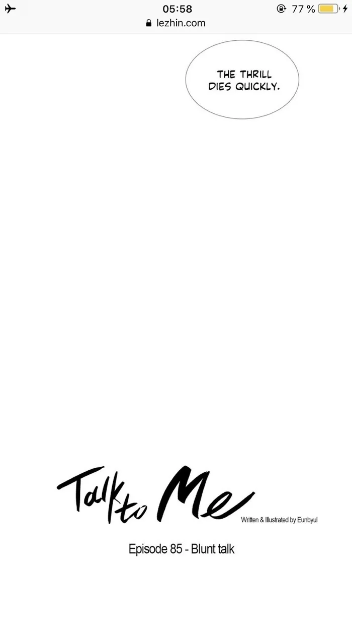 Talk To Me Chapter 85 page 9 - MangaKakalot