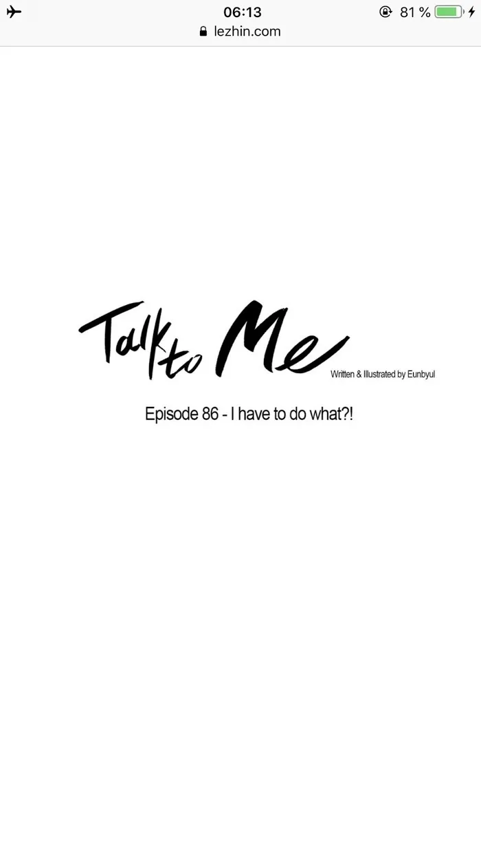 Talk To Me Chapter 86 page 11 - MangaKakalot