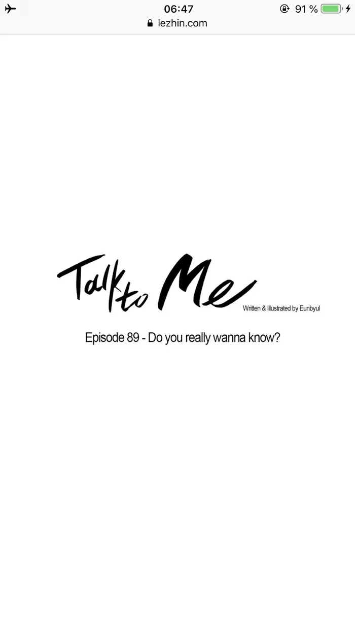 Talk To Me Chapter 89 page 8 - MangaKakalot