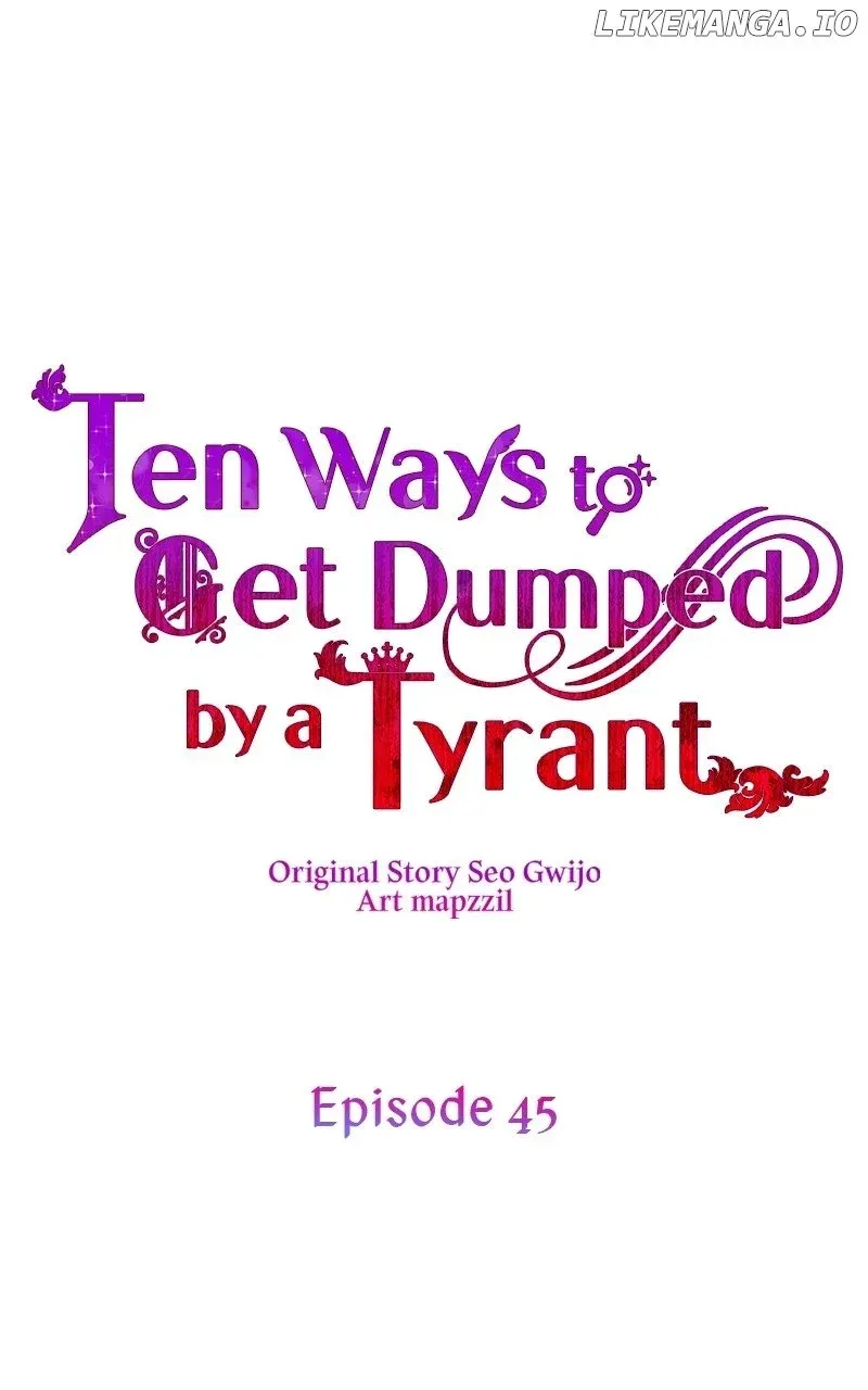 Ten Ways To Get Dumped By A Tyrant Chapter 45 page 1 - MangaNelo