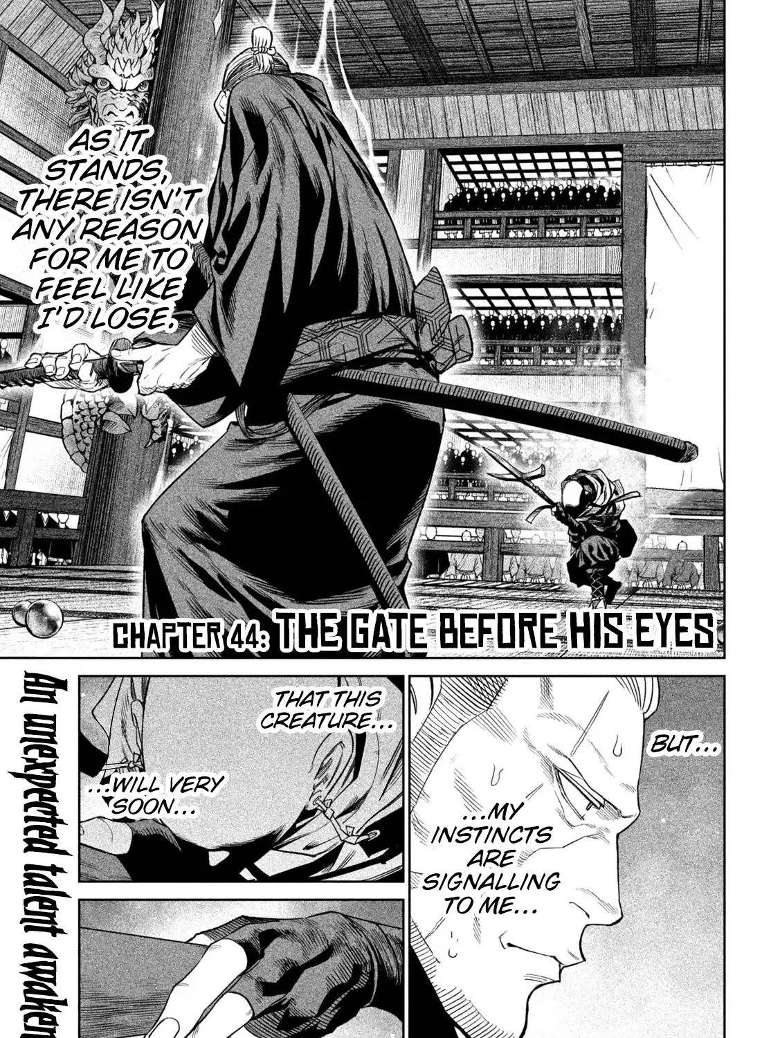 Tenkaichi - Nihon Saikyou Bugeisha Ketteisen Chapter 44 page 1 - Mangabat