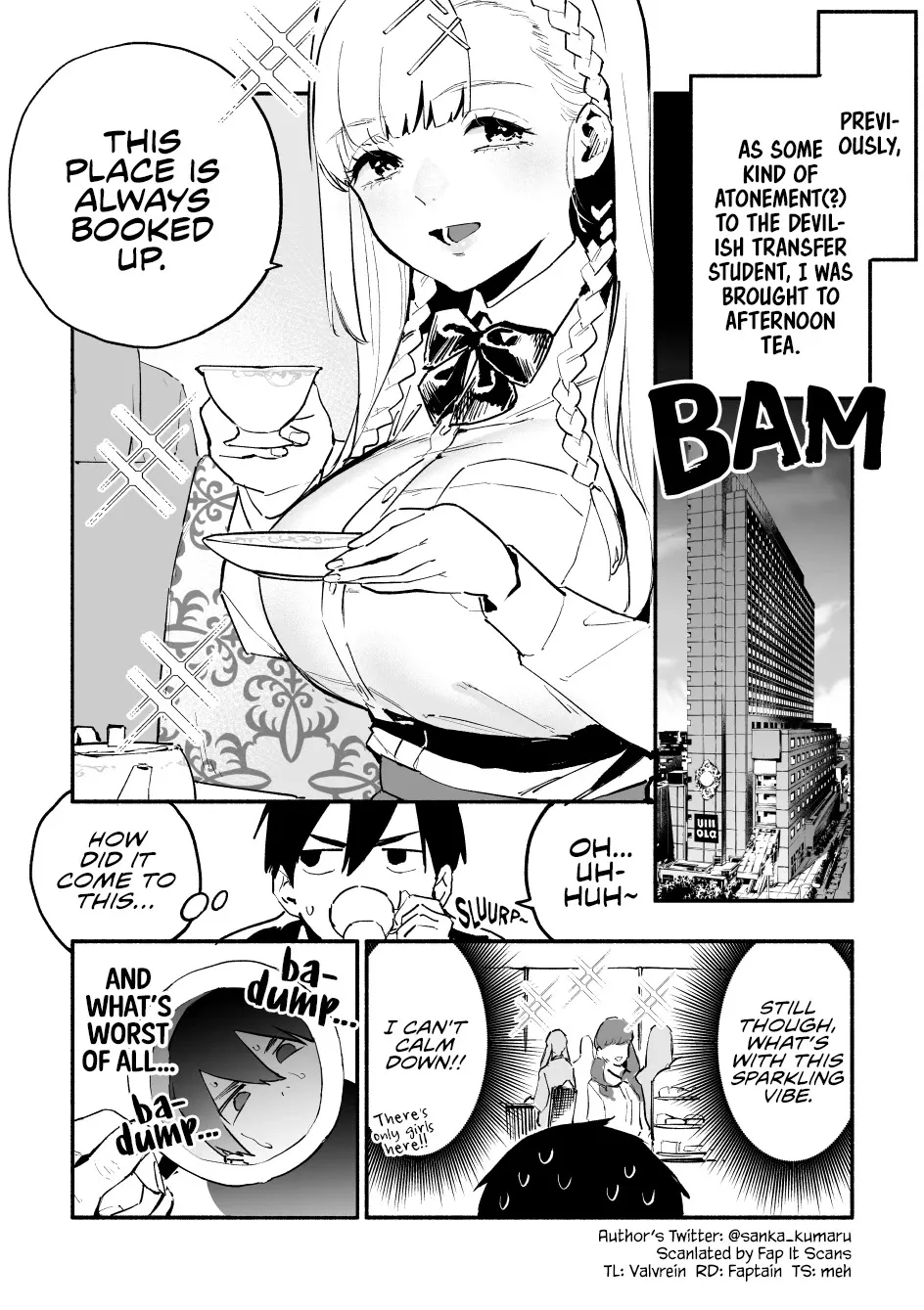 The Angelic Yet Devilish Transfer Student With Big Tits Chapter 7 page 1 - MangaKakalot