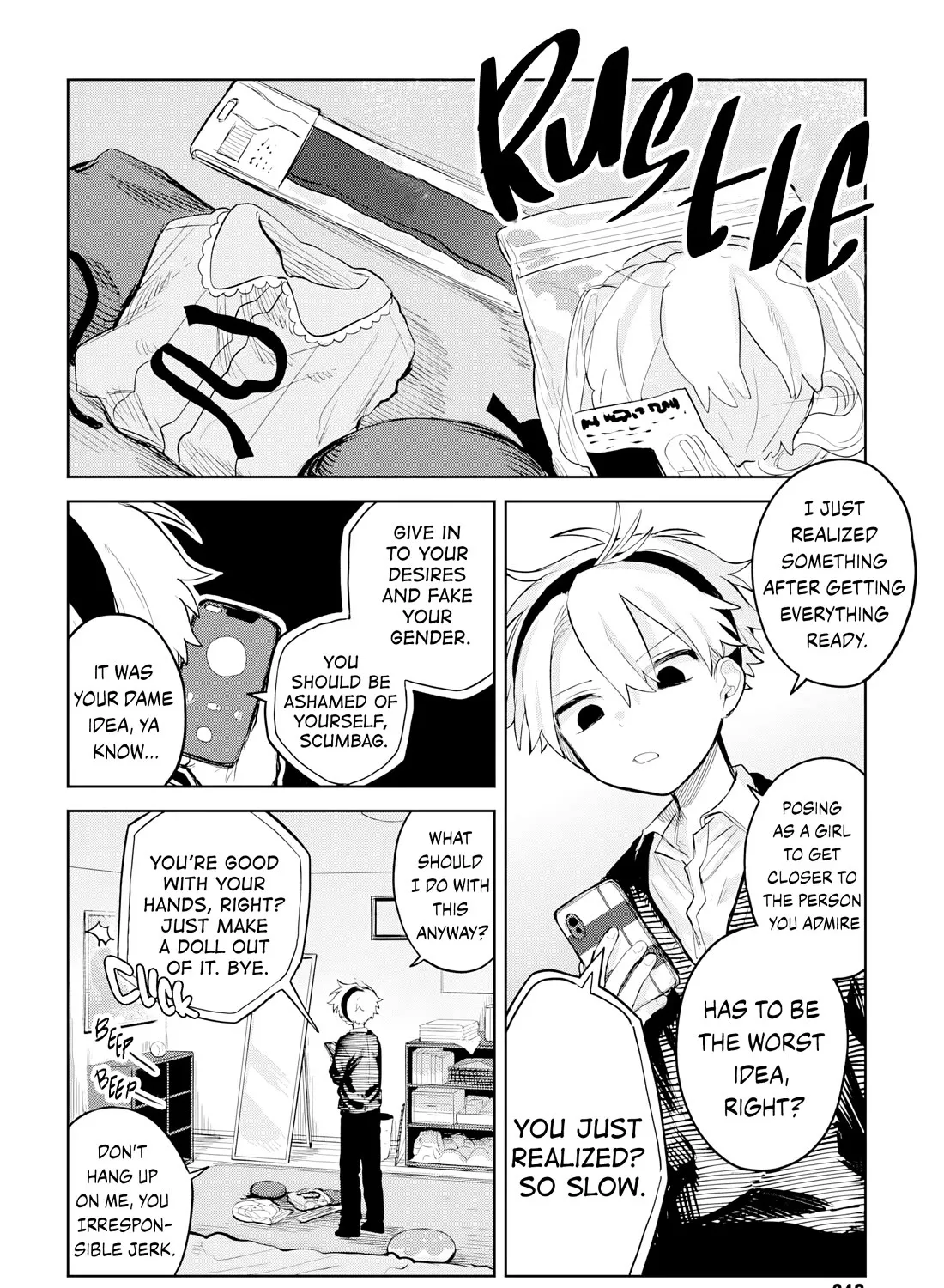 The Crossdressing Boy Wants to Take Off His Skirt Chapter 8 page 35 - MangaNato