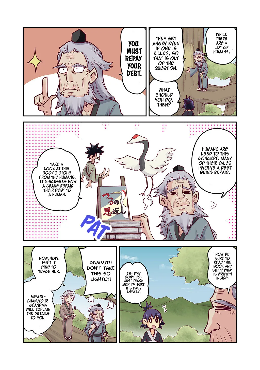 The crow I saved that one time, is just too clumsy for me Chapter 8.5 page 3 - MangaKakalot