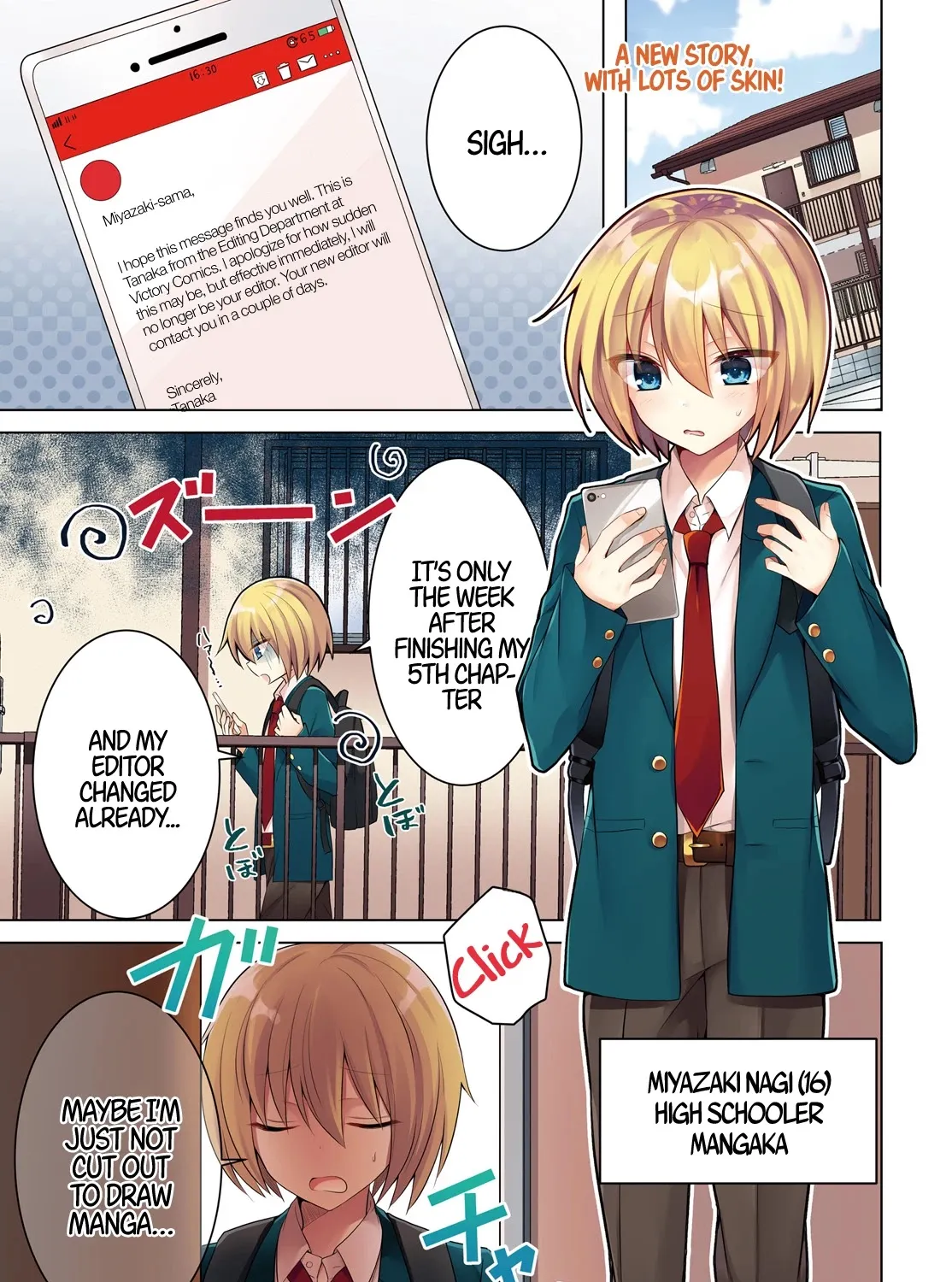 The Dark Brown Editor and the Shota Mangaka - Page 1