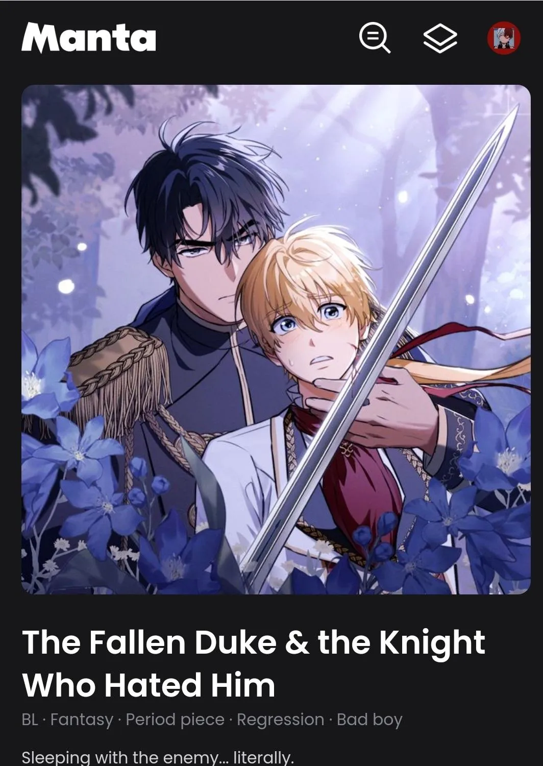 The Fallen Duke & The Knight Who Hated Him Chapter 1.1 page 2 - MangaKakalot