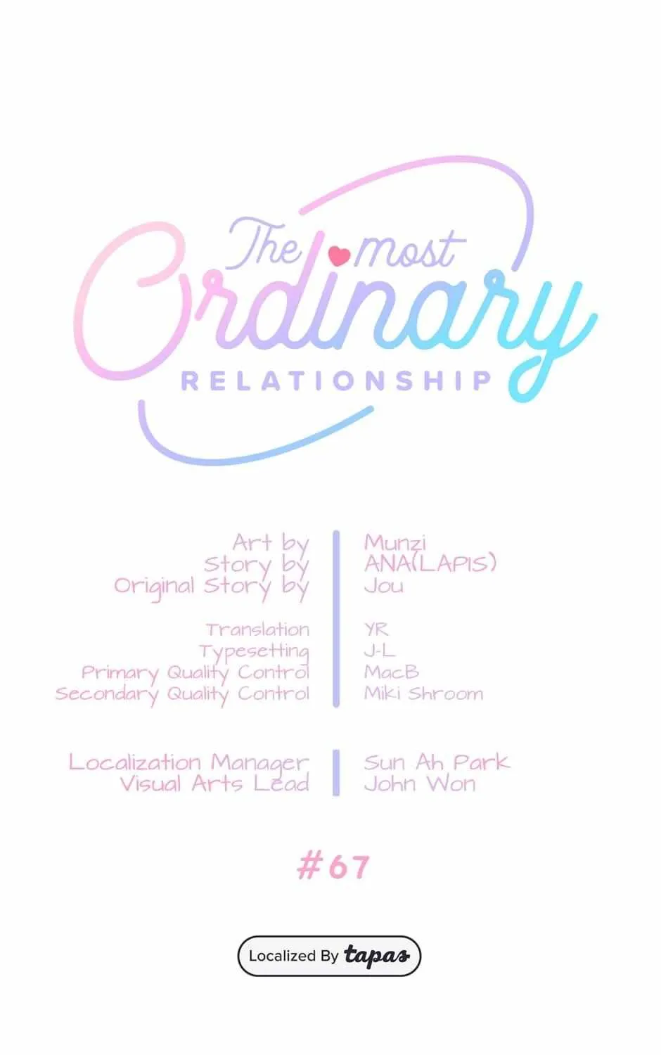 The Most Ordinary Relationship Chapter 67 page 66 - MangaKakalot