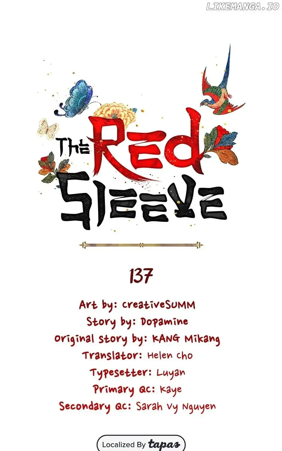 The Red Sleeve Chapter 137 page 2 - MangaKakalot