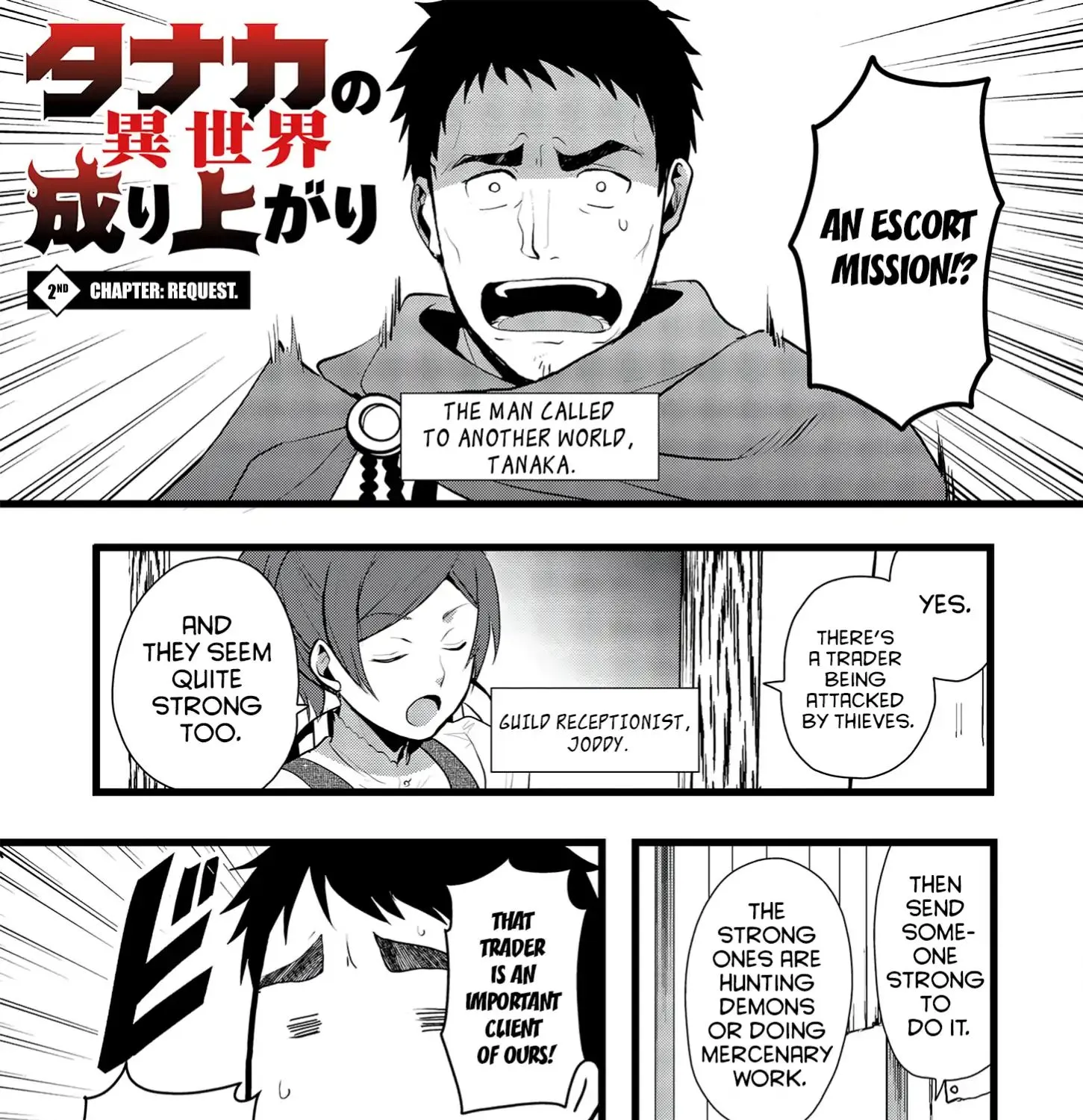 The Rise of Tanaka in Another World Chapter 2 page 1 - MangaKakalot