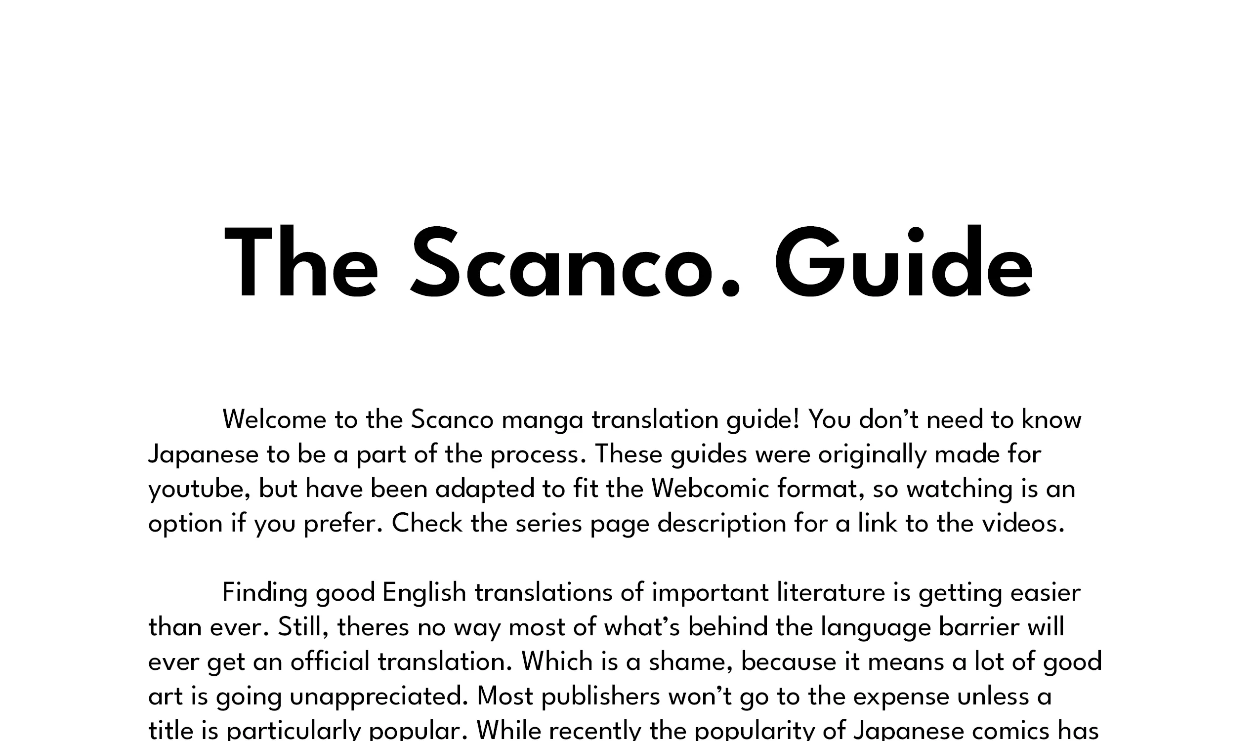 The Scanco. Scanlation Guide Chapter 1 page 1 - MangaKakalot