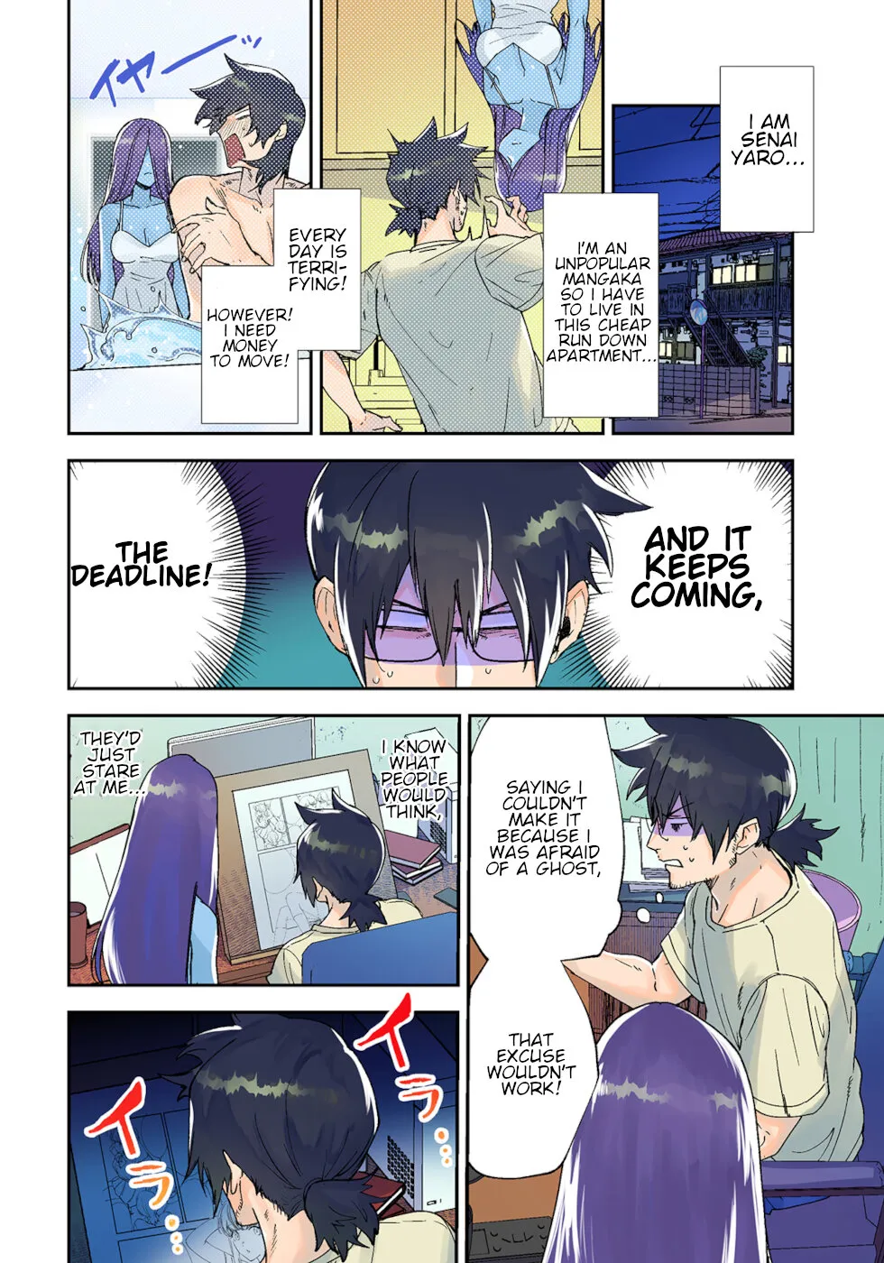 The Unpopular Mangaka And The Helpful Ghost Chapter 1 page 2 - MangaKakalot