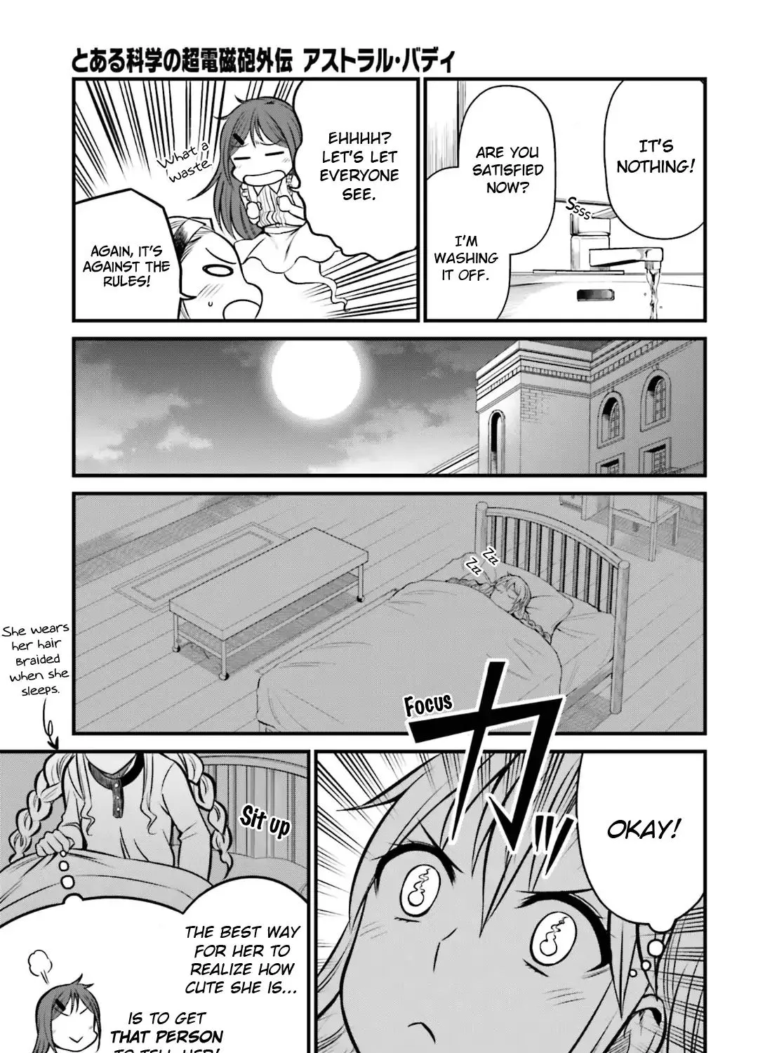 Toaru Kagaku No Railgun Gaiden: Astral Buddy Chapter 5.5 page 17 - MangaNato