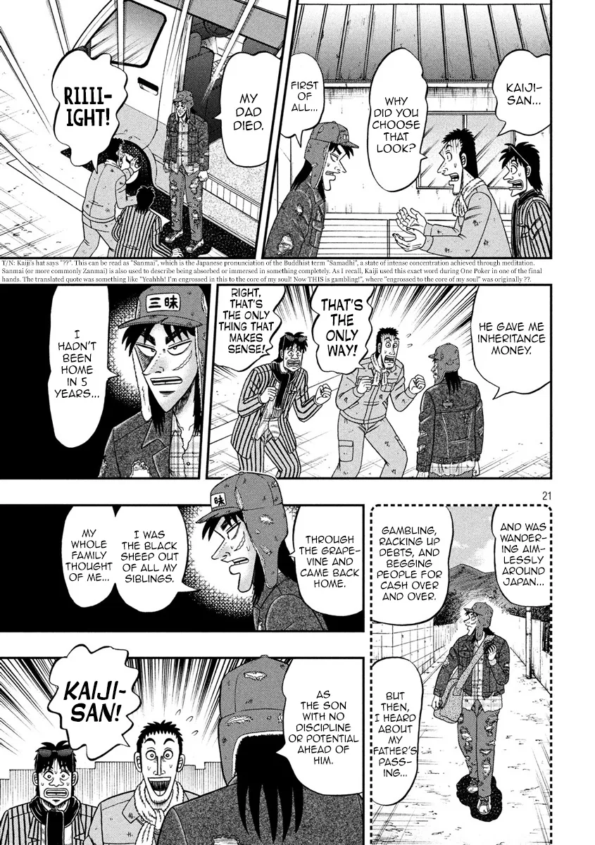 Tobaku Datenroku Kaiji - One Poker Hen Chapter 321 page 21 - MangaKakalot