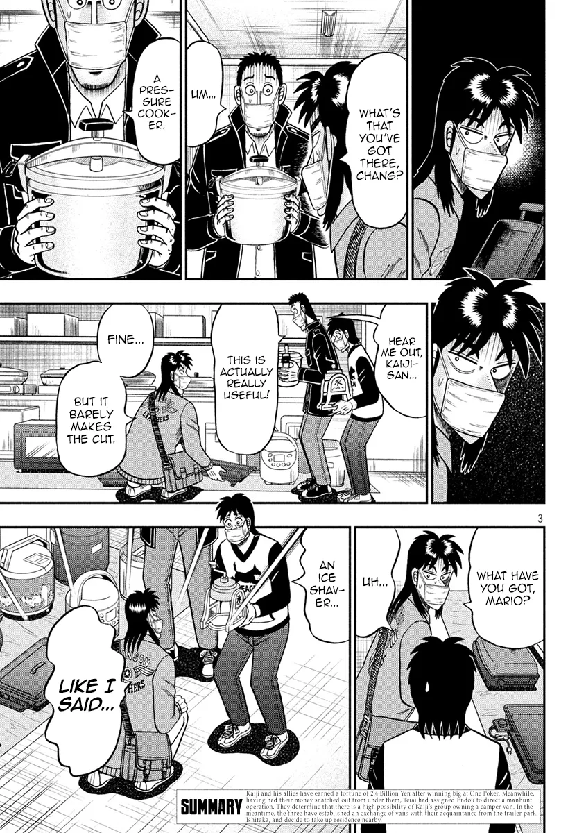 Tobaku Datenroku Kaiji - One Poker Hen Chapter 383 page 3 - MangaKakalot