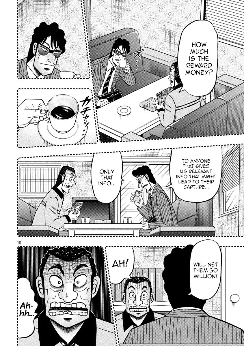 Tobaku Datenroku Kaiji - One Poker Hen Chapter 399 page 10 - MangaKakalot