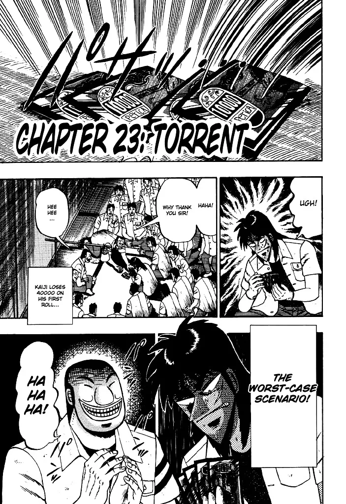 Tobaku Hakairoku Kaiji Chapter 33 page 1 - MangaKakalot